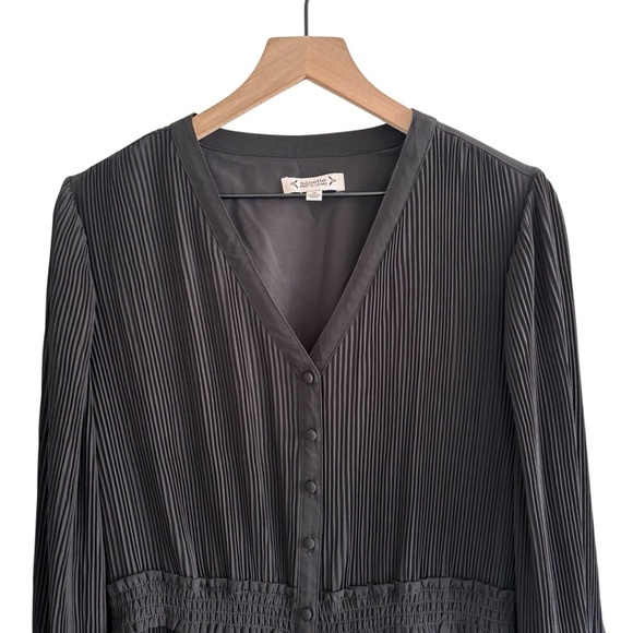 Nanette Lepore Pleated Dress Peasant Sleeve Office Workwear Dressy Size 16 - Picture 4 of 14